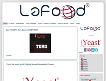 Tablet Screenshot of lnx.lafood.it